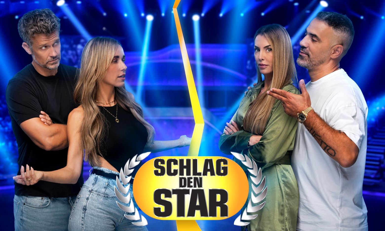 Schlag den Star paarduell mit Bushido und AnnaMaria Ferchichi gegen