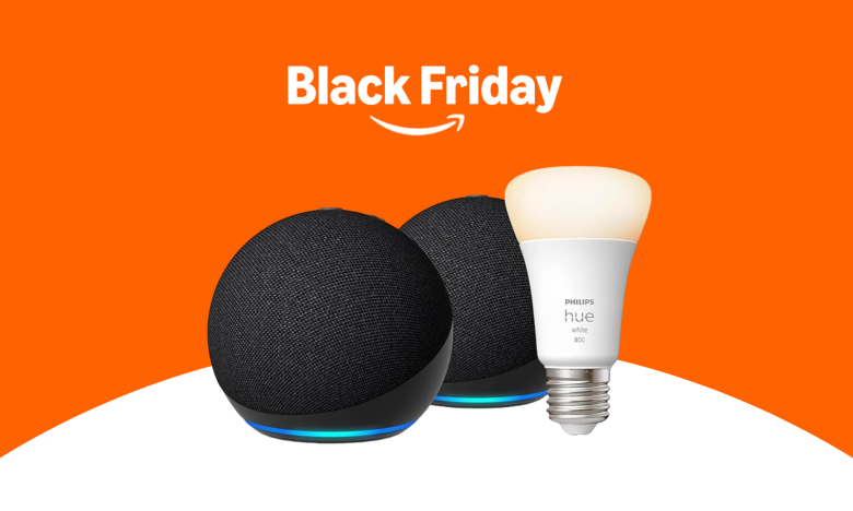 Früher Black Friday-Deal: Zwei Echo Pop + Philips Hue im Angebot